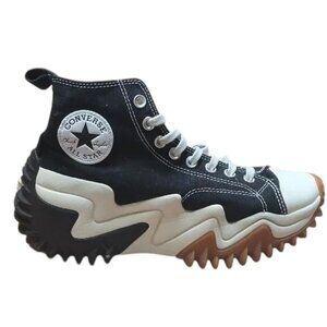 Converse Black and White Athletic High-Tops with Chunky Sole